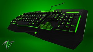 3D gaming keyboard