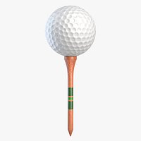 Golf Ball on a Tee