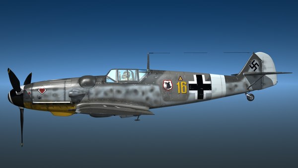 me109 fighter 3d lwo