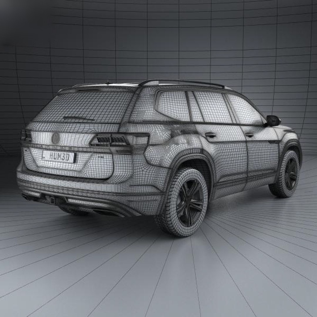3D Volkswagen Atlas R-line Model - TurboSquid 1354083