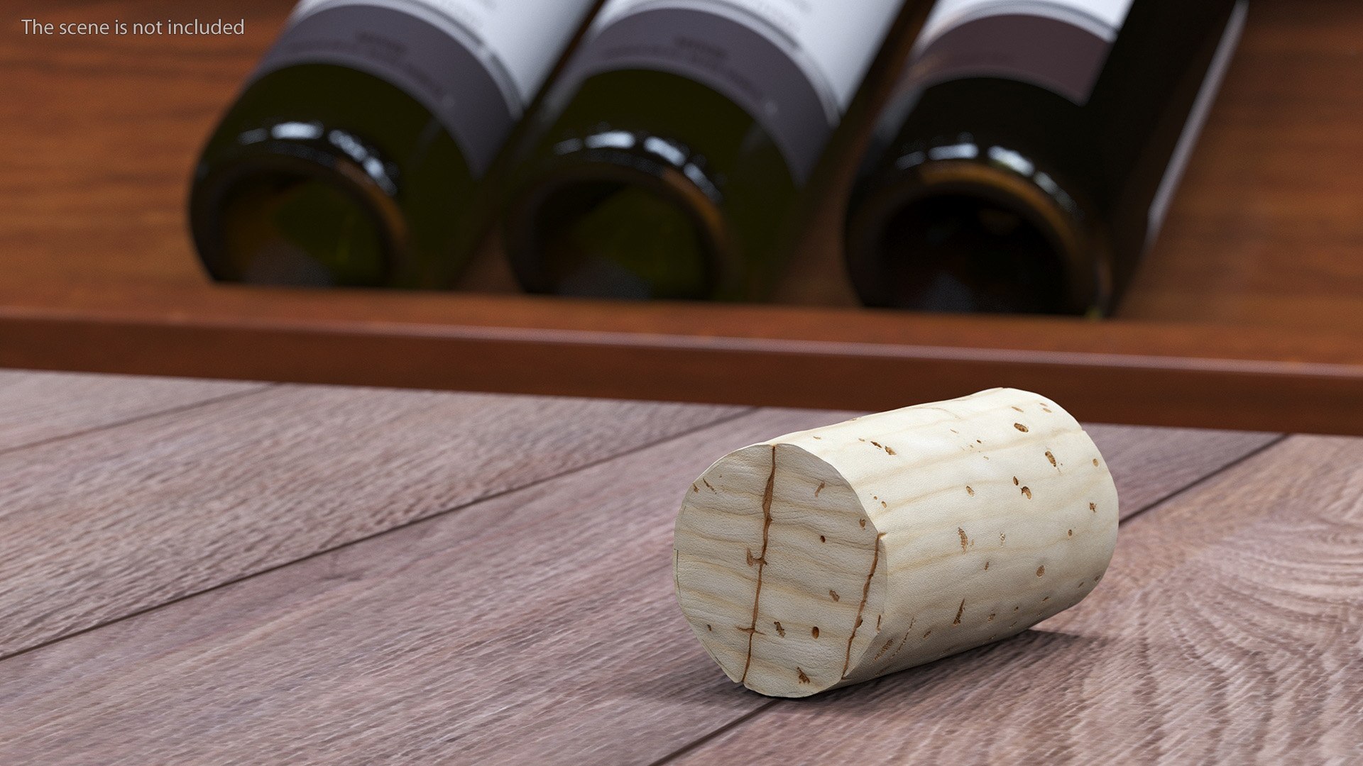 3D Realistic Wine Bottle Cork - TurboSquid 2215350