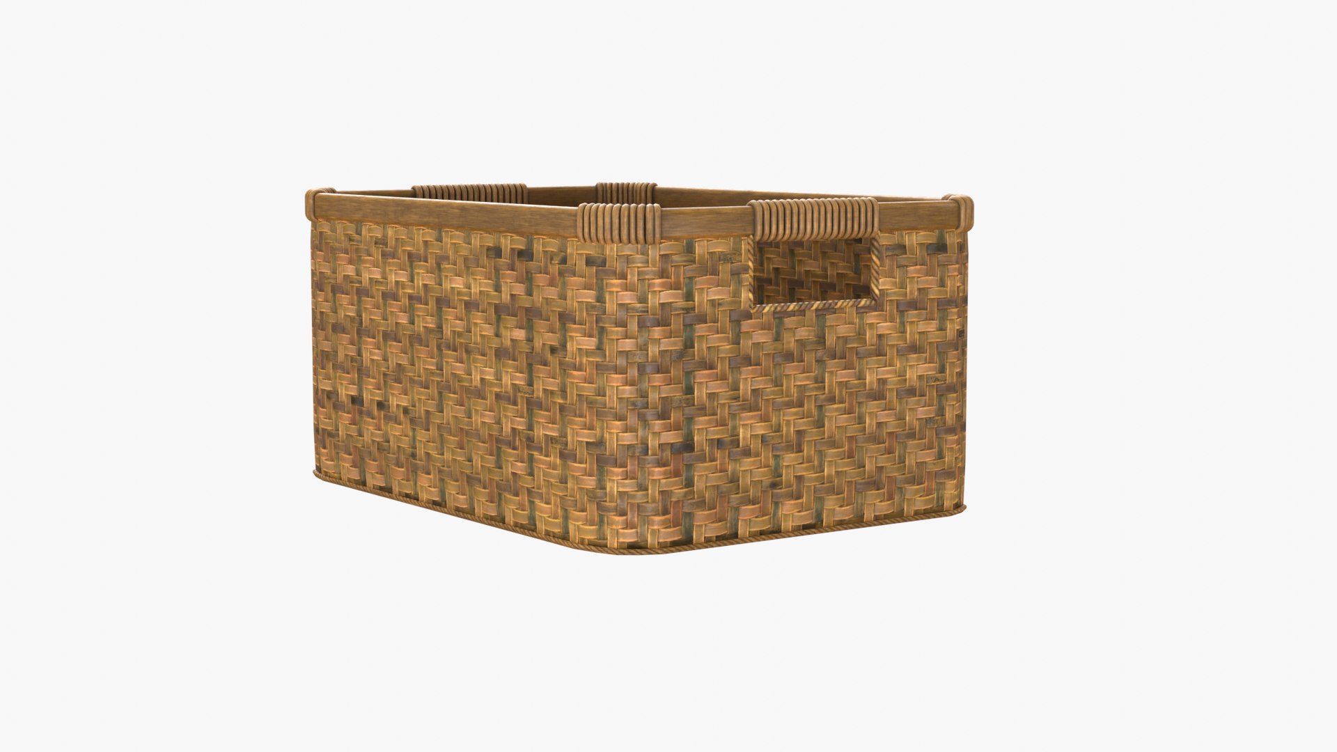 3D Wicker Basket Low Poly - TurboSquid 2283828