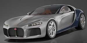 3D model Bugatti Atlantic 2020