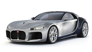 3D model Bugatti Atlantic 2020