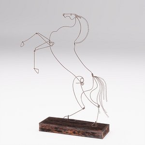 Alexander Calder Rearing Stallion 3D