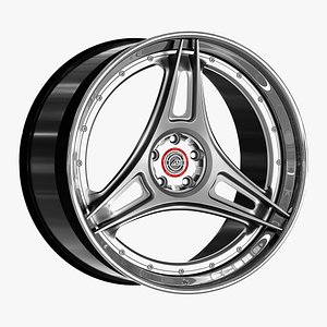 AL13 R-Series R35 Duoblock Wheel 3D model