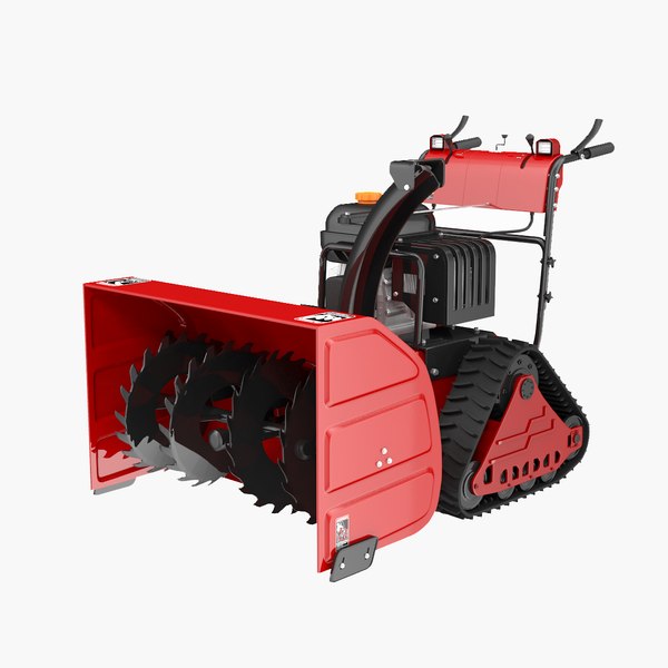 Heavy duty snow blower 3D TurboSquid 1444442
