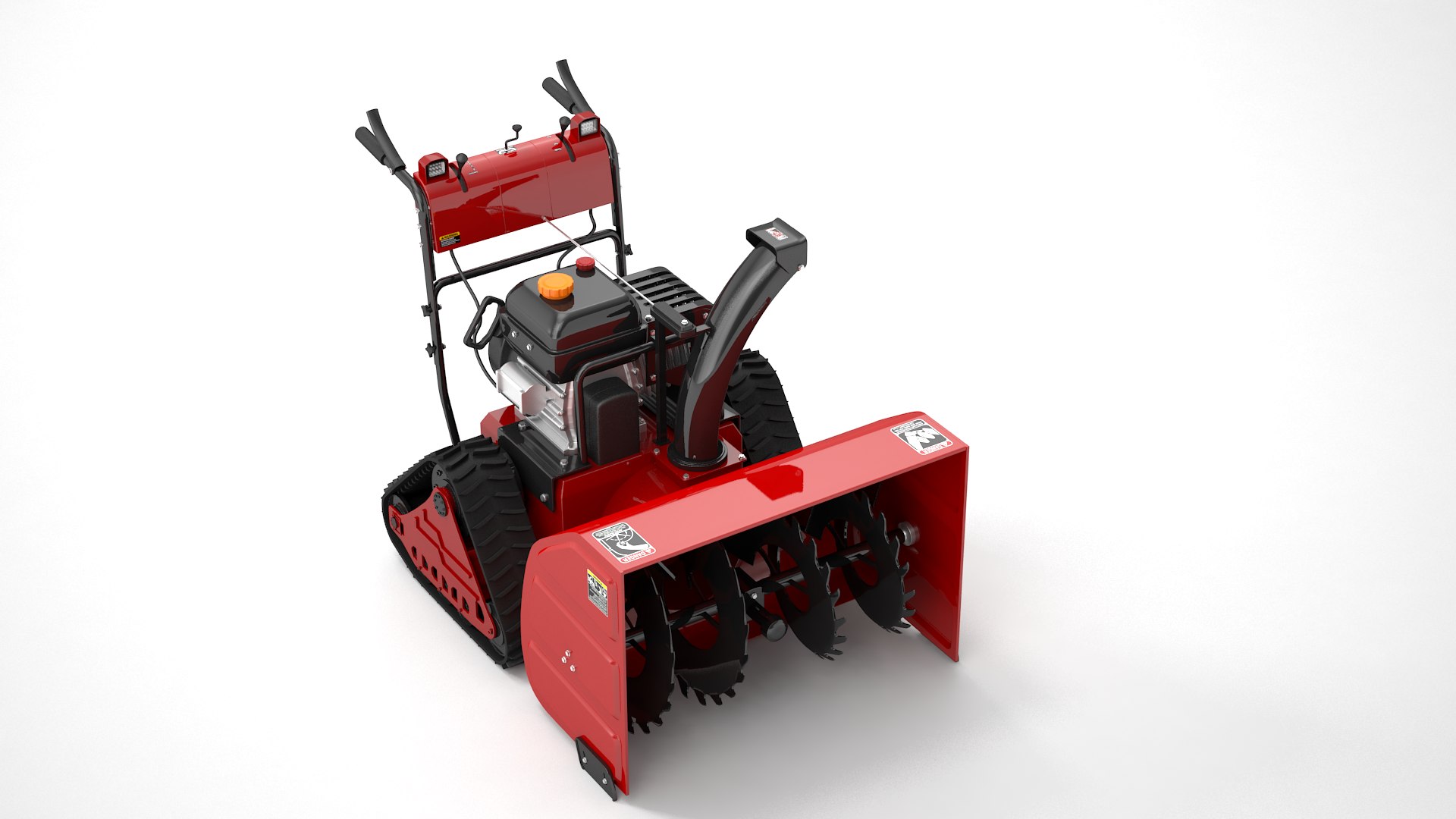 Heavy Duty Snow Blower 3D TurboSquid 1444442