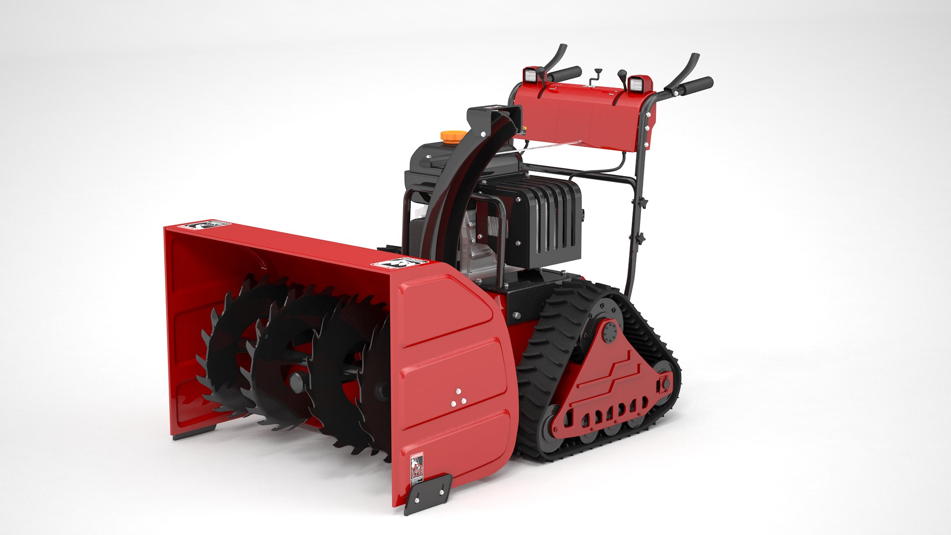 Heavy Duty Snow Blower 3D TurboSquid 1444442