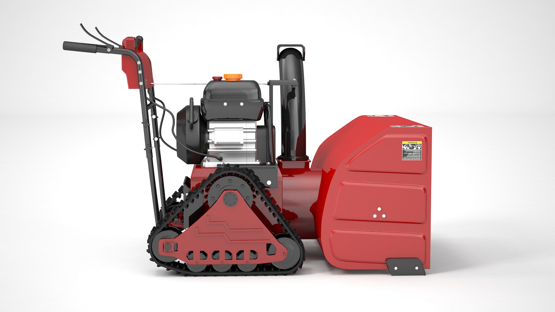 Heavy Duty Snow Blower 3D TurboSquid 1444442
