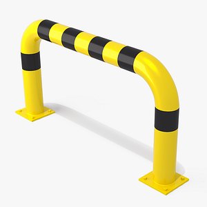 3D Protection bollard 02