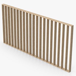 Plywood Facade Frame model
