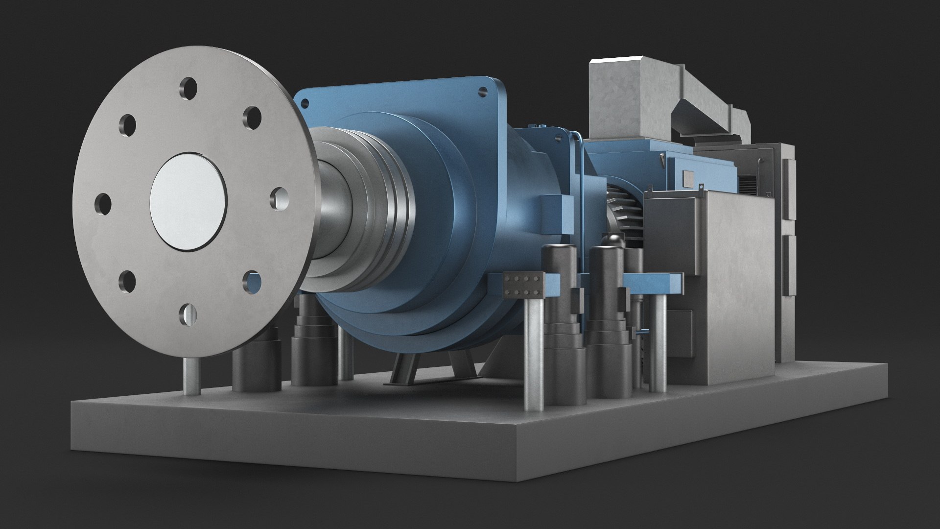 Inside Wind Turbine 3D Model - TurboSquid 2346073