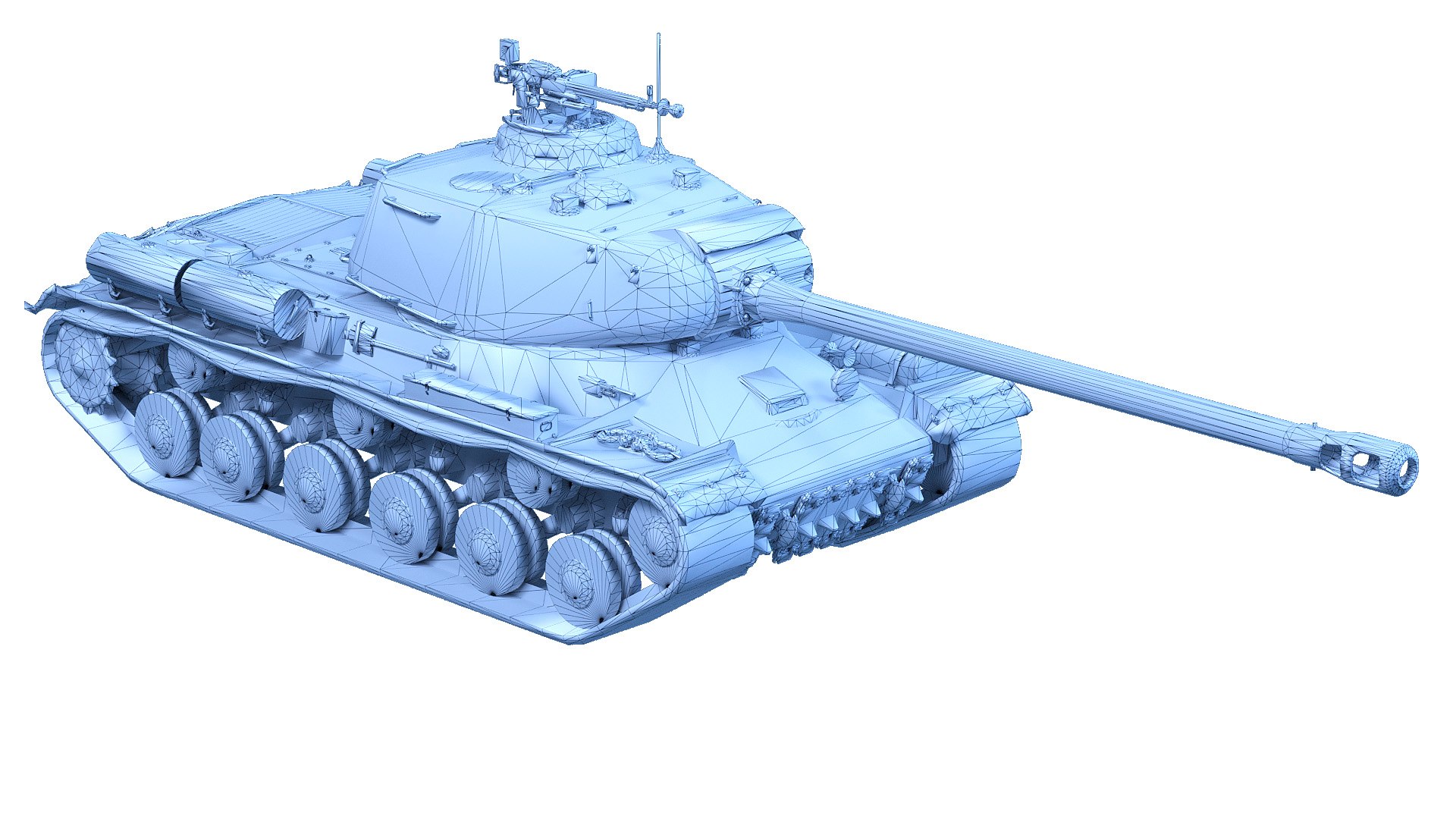3D Soviet Tank IS2 - TurboSquid 2382885