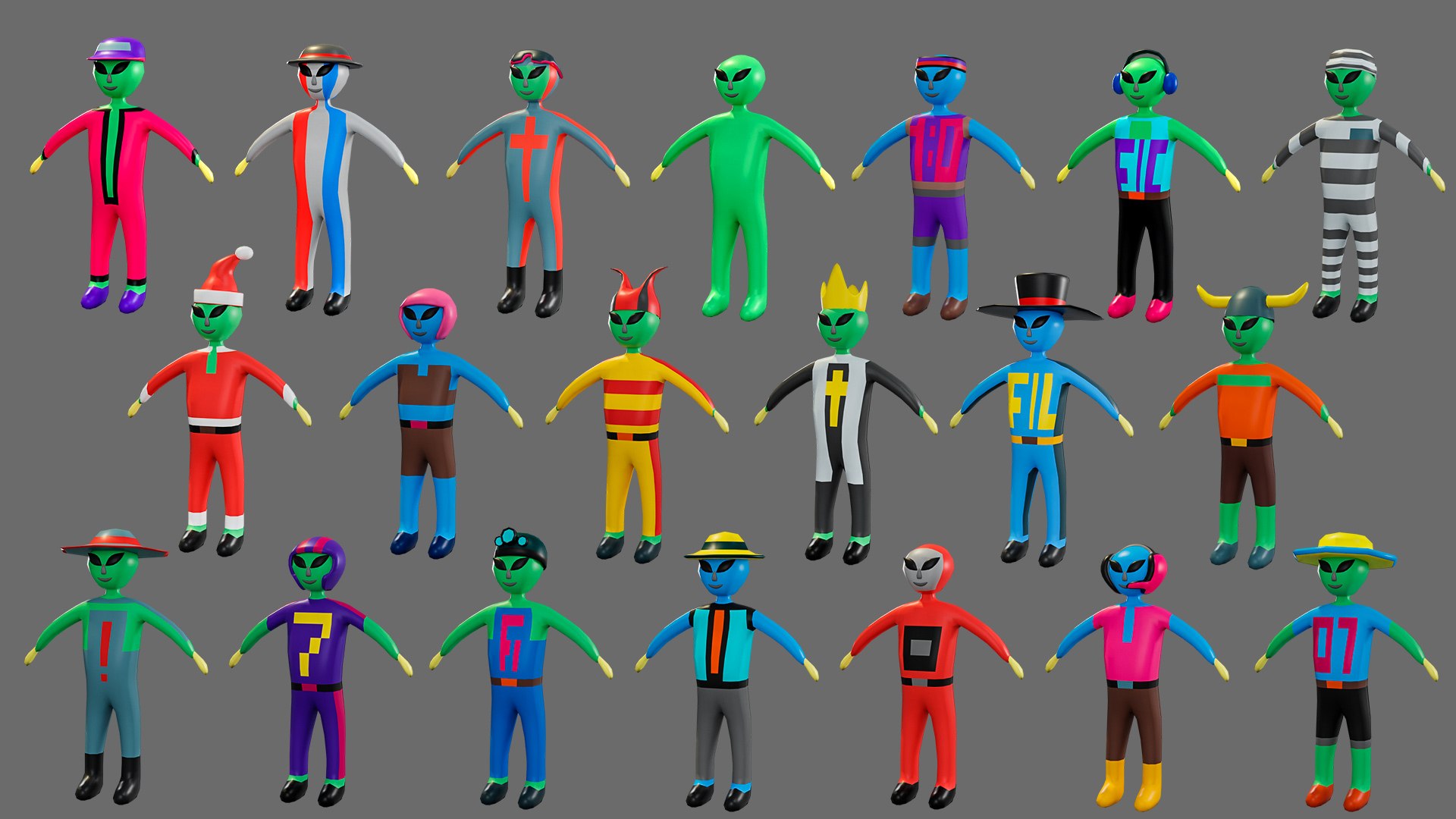 3D Model Characters-3 - TurboSquid 1999983