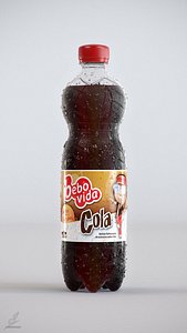 500ml plastic cola bottle 3d 3ds