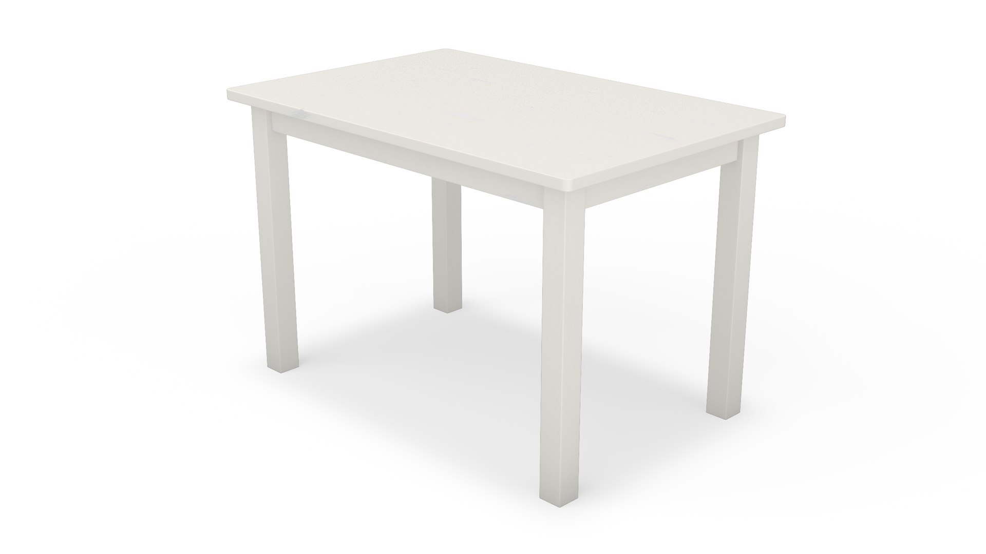 Table for Children IKEA SUNDVIK White 3D model preview