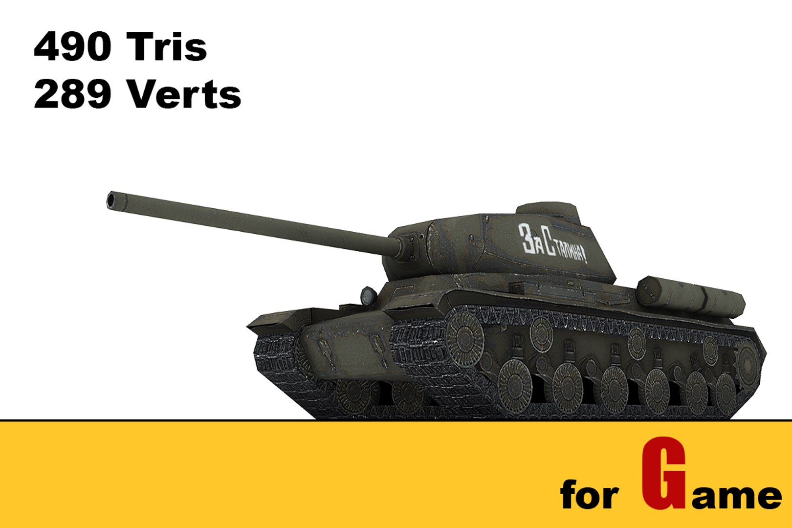 3d Ww Ii Soviet Tank Model