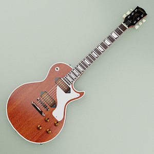 Low-Poly Les Paul Guitar