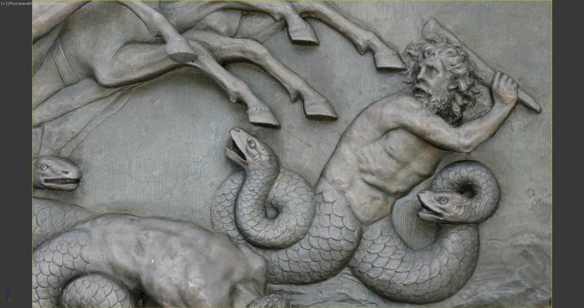 3D Zeus Battle Creatures Achilleion - TurboSquid 1424467