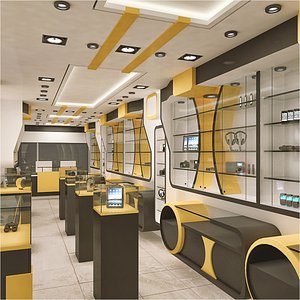 Electronics Store Interior