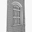 3D model door old medieval