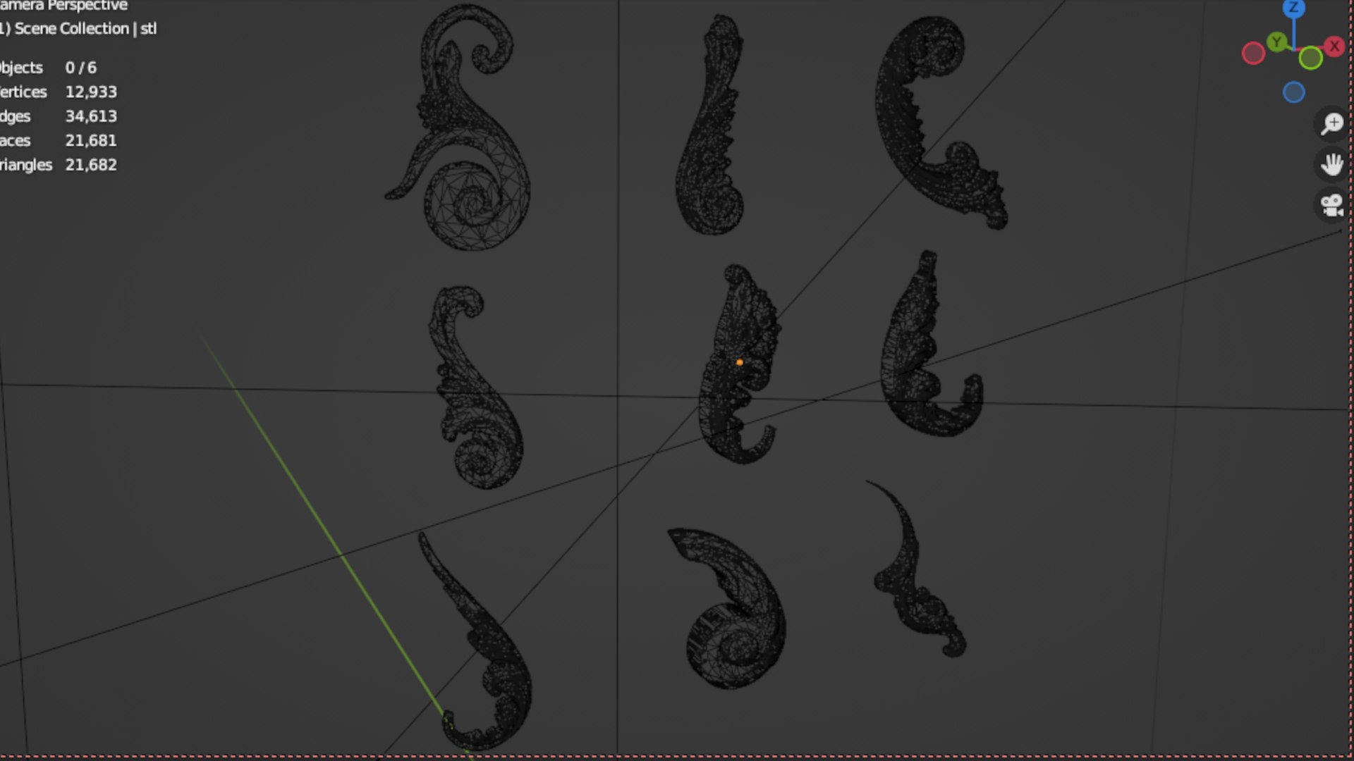 Acanthus Leaves Collection 11 3D Model - TurboSquid 1868944