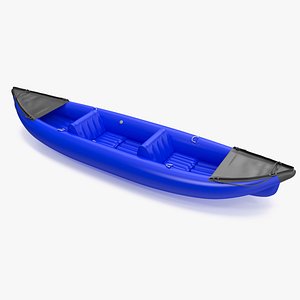 3D Tandem Inflatable Kayak model