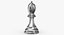 Chess Pieces Silver Collection 01 - 12 models