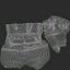 Chess Pieces Silver Collection 01 - 12 models