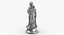 Chess Pieces Silver Collection 01 - 12 models