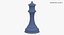 Chess Pieces Silver Collection 01 - 12 models