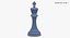 Chess Pieces Silver Collection 01 - 12 models