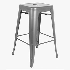 3D tolix stool model