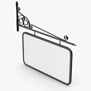 Hanging Street Signboard model