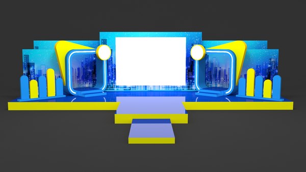 ファッションショーの舞台背景3Dモデル - TurboSquid 1775126