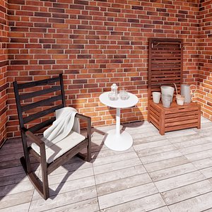 3D Outdoor Furniture and Staffage