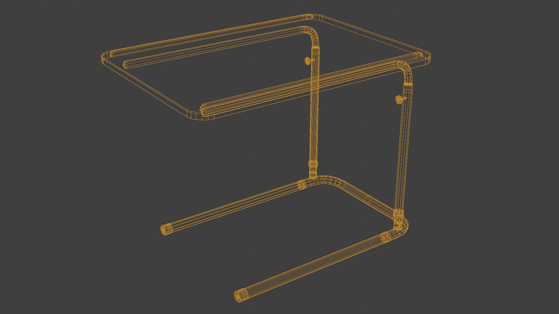 3D Model Overbed Table - TurboSquid 1991311
