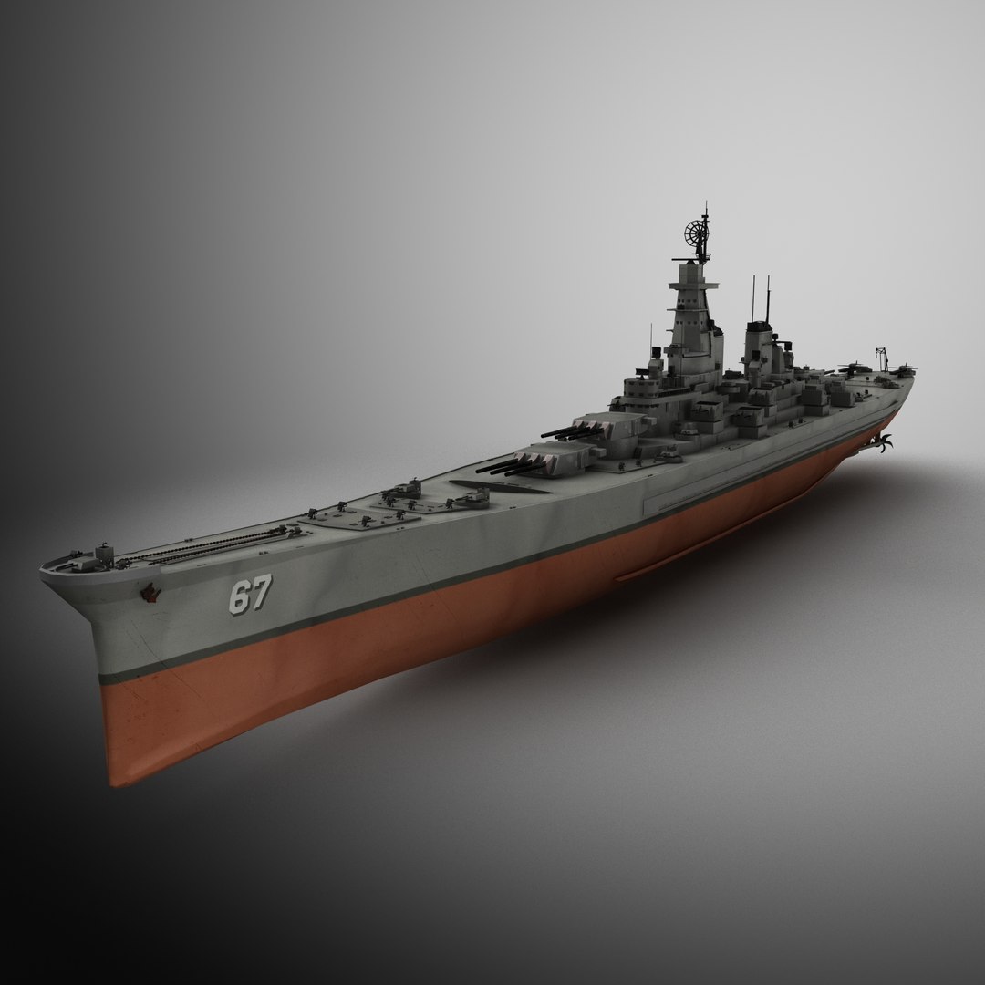 3D Uss 67 Montana - TurboSquid 1228799