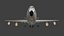 3 Big Commercial and Military Aircraft Pack with 5 Animations