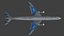 3 Big Commercial and Military Aircraft Pack with 5 Animations