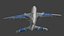 3 Big Commercial and Military Aircraft Pack with 5 Animations