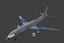 3 Big Commercial and Military Aircraft Pack with 5 Animations