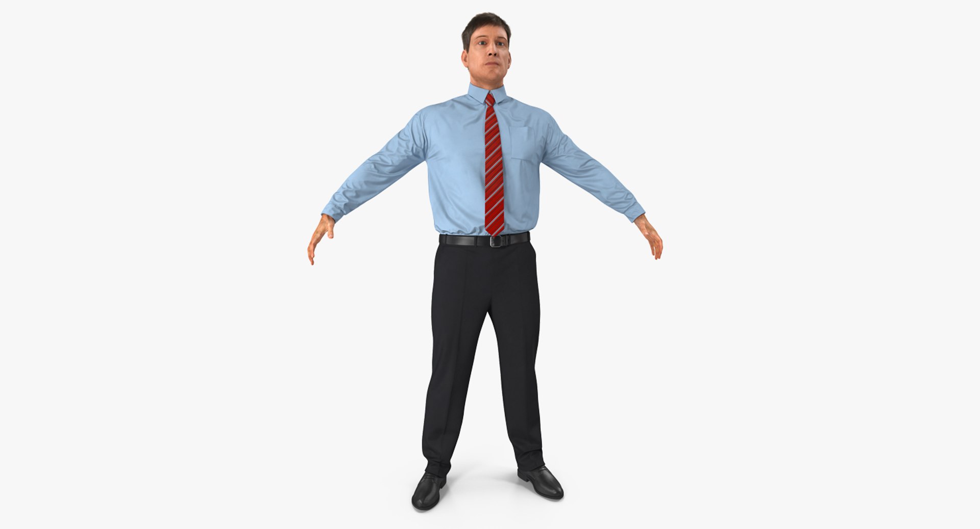 Office Worker 3D model preview