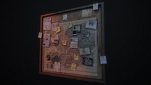 Investigation Board – Game-Ready