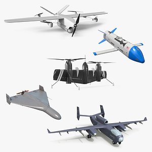 UAV Rigged for Maya Collection