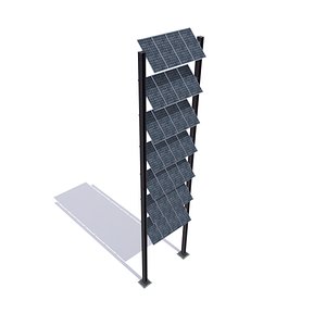 Solar tower version  2 3D model