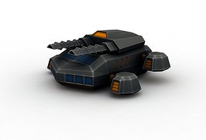Science Fiction Tank 3D Models for Download