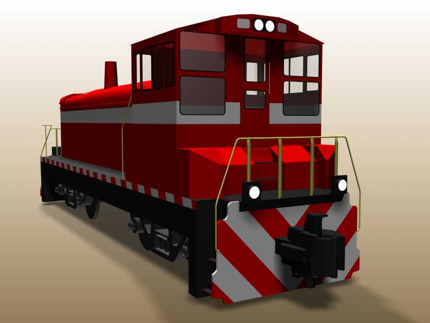 3ds max train engine