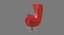 Egg chair red